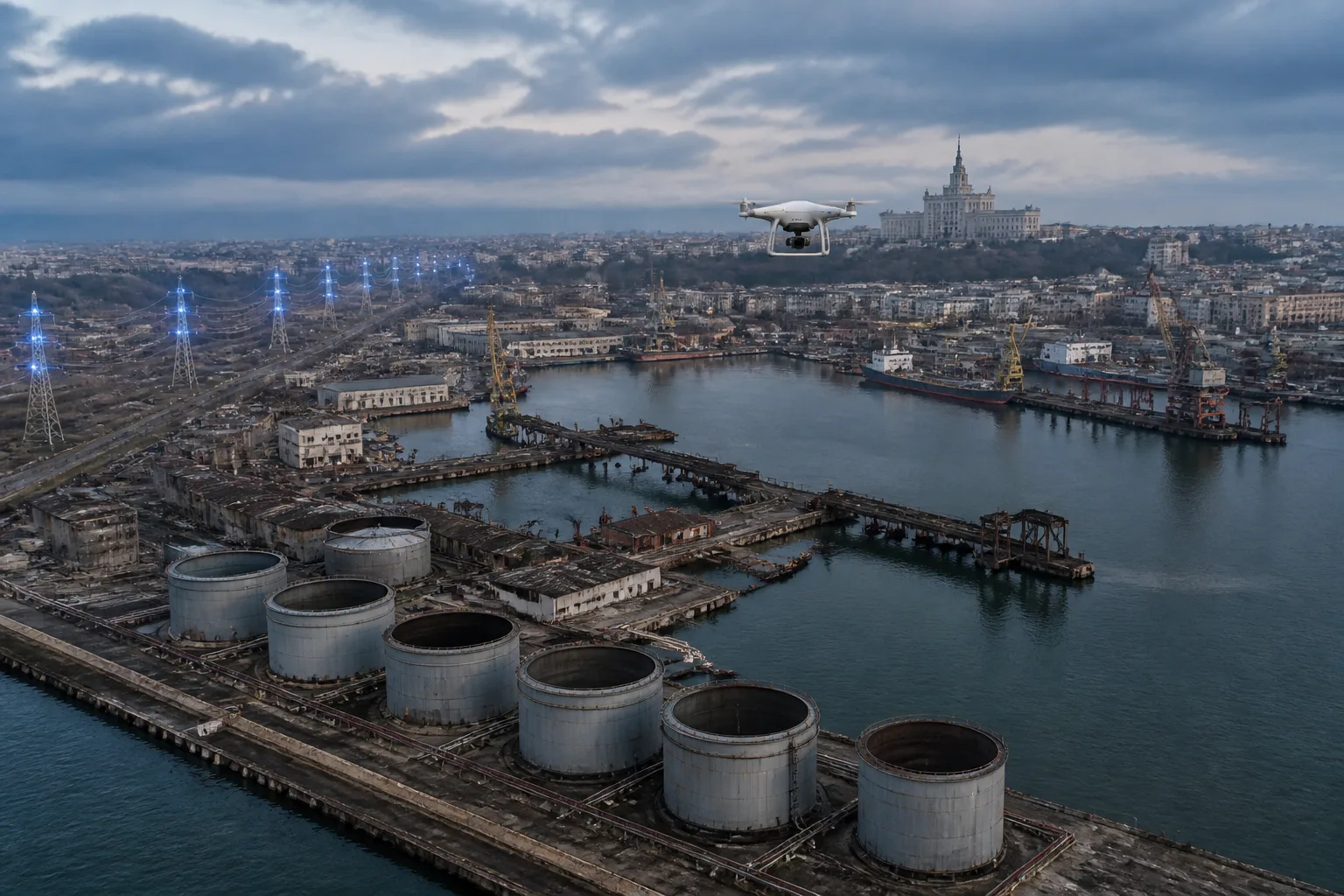 Ukrainian Drones Disrupt Power in Sevastopol, Fuel Shortages Prompt Russian Parliament Action