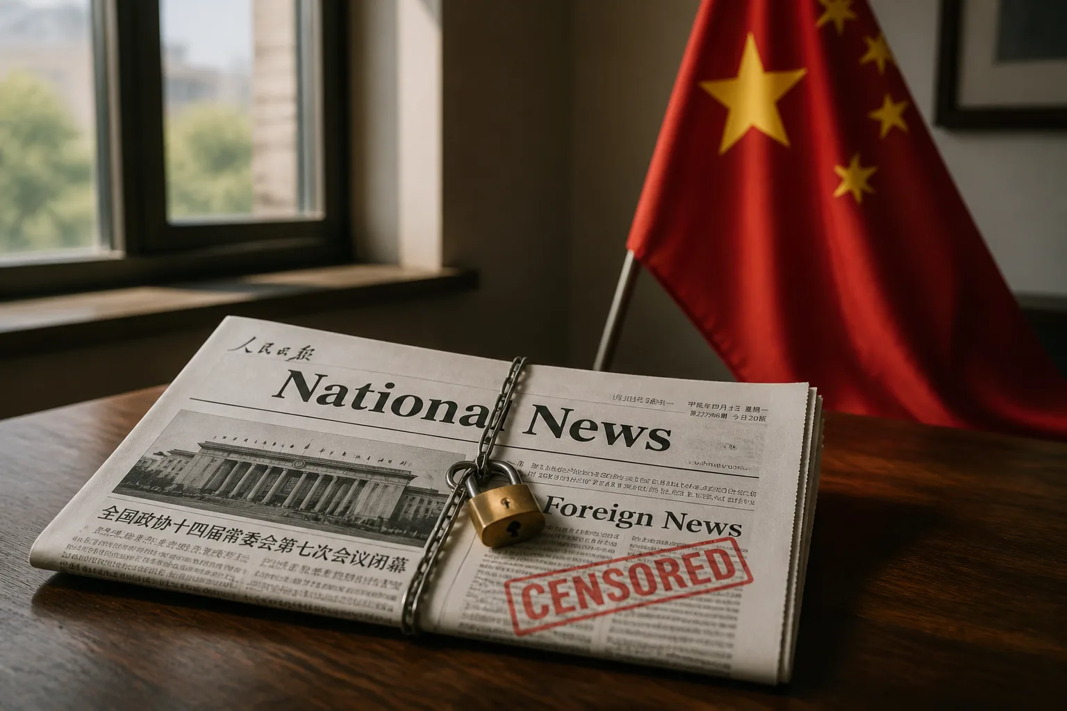 Study Finds Chinese Communist Party Tightens Foreign News Coverage in Peoples Daily Under Xi Jinping