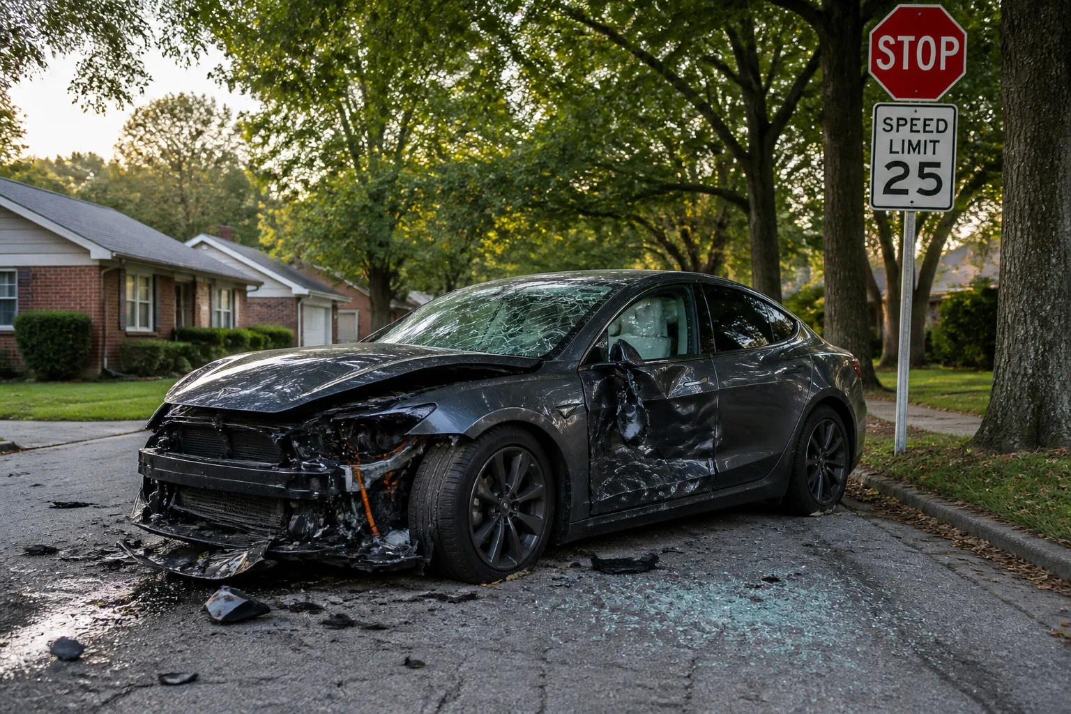 Tesla Crash in Simi Valley Kills 79-Year-Old Woman, Injures Five