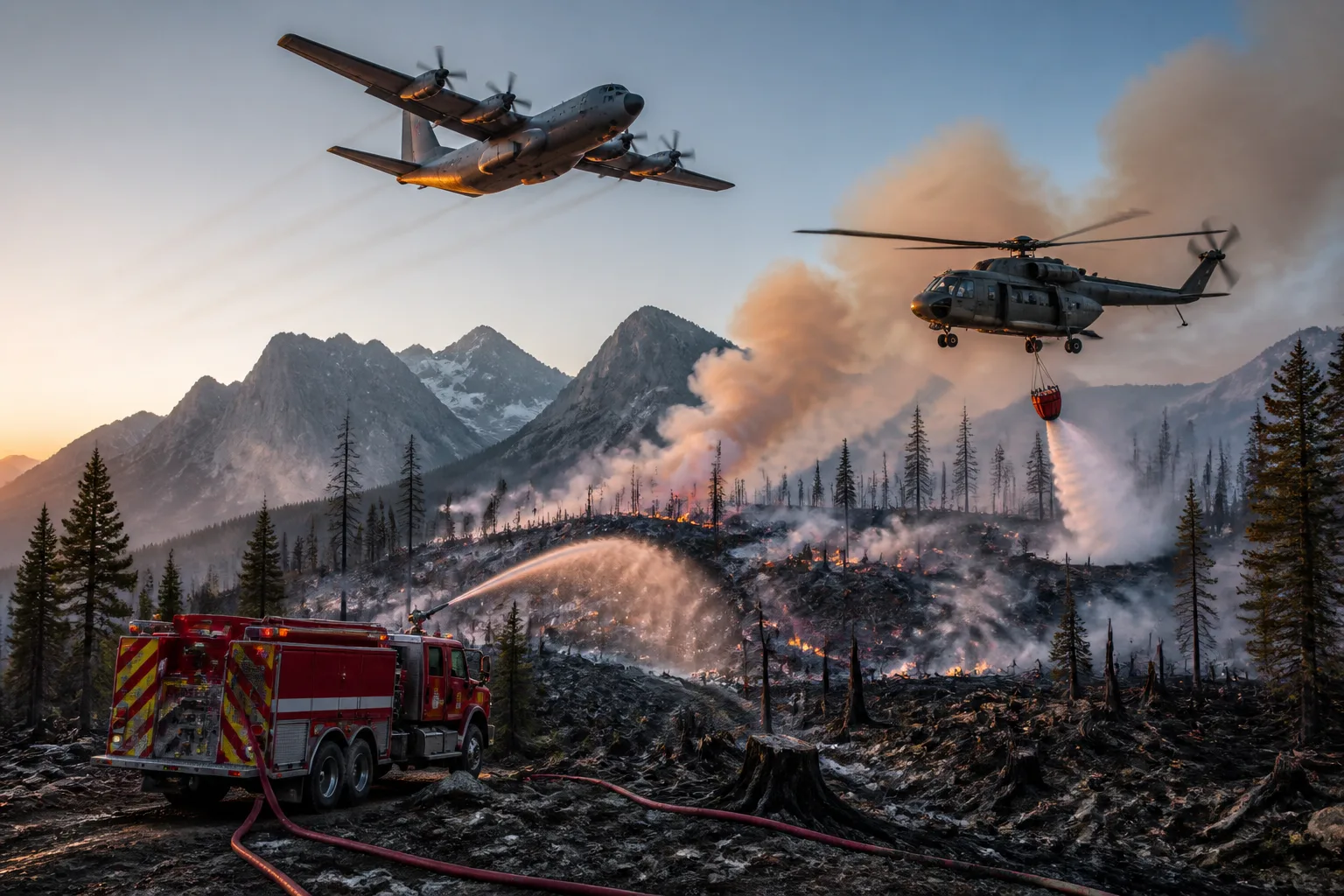 Colorados Aspen Acres Fire Rises to 50,000 Acres, Forces Evacuations and International Firefighting Support