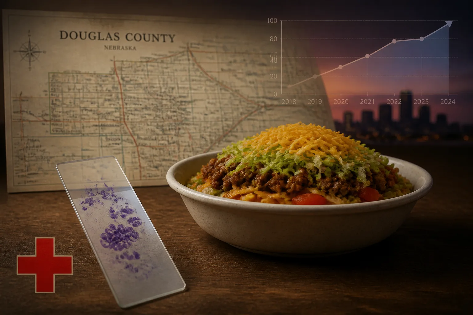 Douglas County Sees Rapid Rise in Cyclospora Cases, Taco Bell Linked to Most Common Exposure