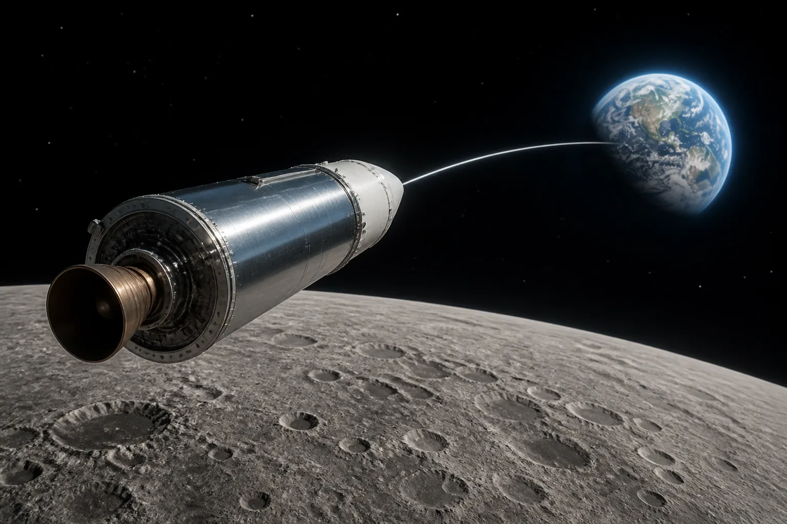 SpaceX Falcon 9 Upper Stage to Crash into Moon on Aug. 5, 2026