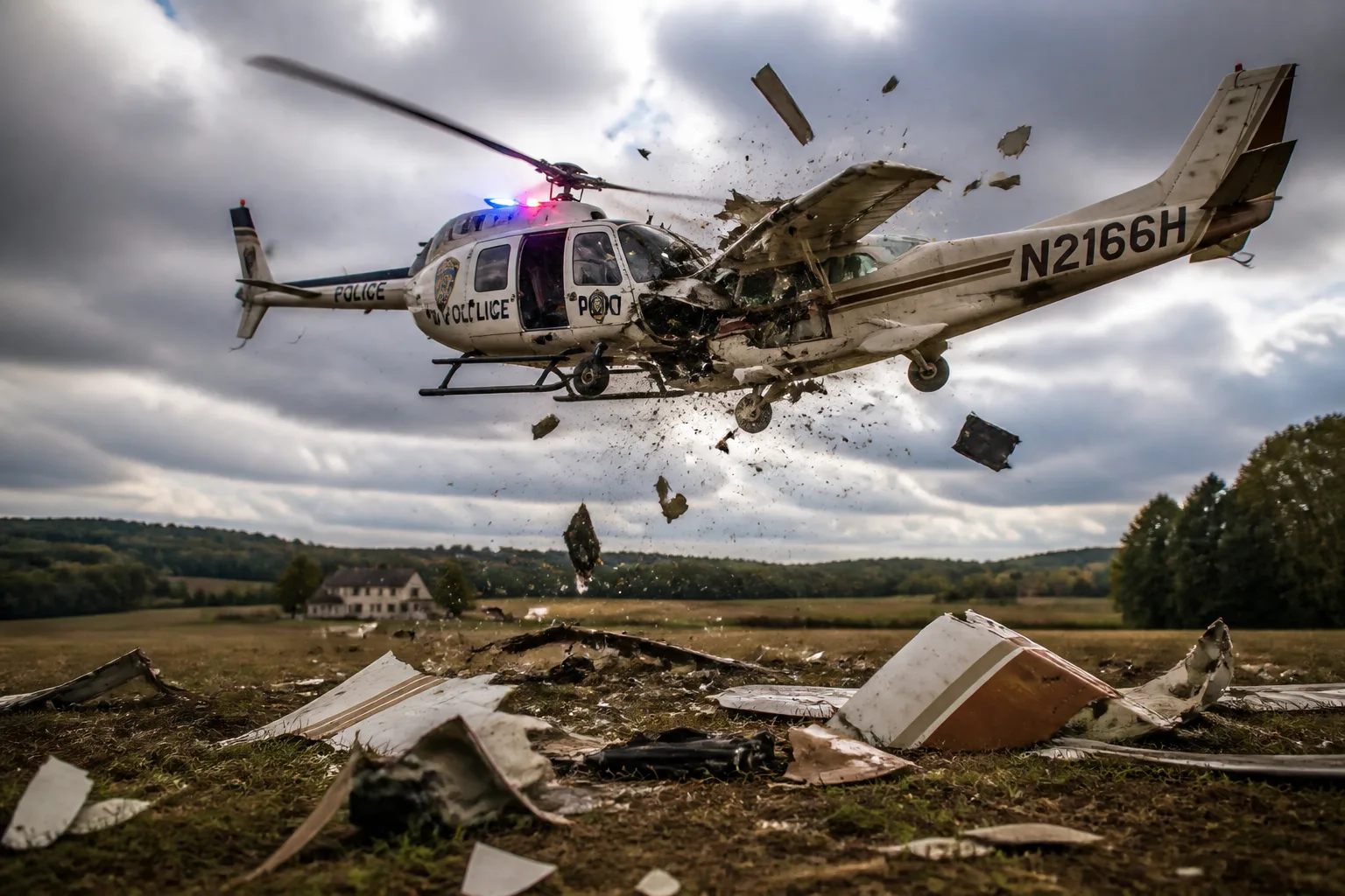 Pennsylvania Police Helicopter Collides With Small Plane Over Carlisle, One Pilot Killed, Two Troopers Injured
