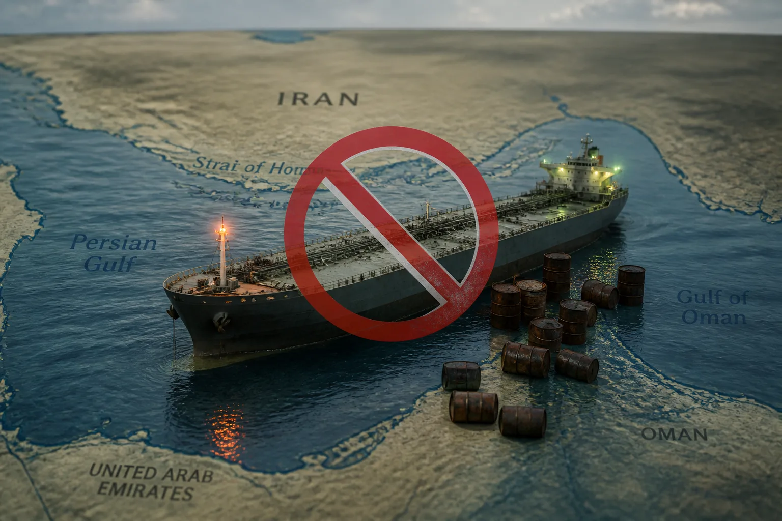Iran Announces Maritime Exclusion Zone Near Strait of Hormuz as Oil Prices Surge to $97 a Barrel