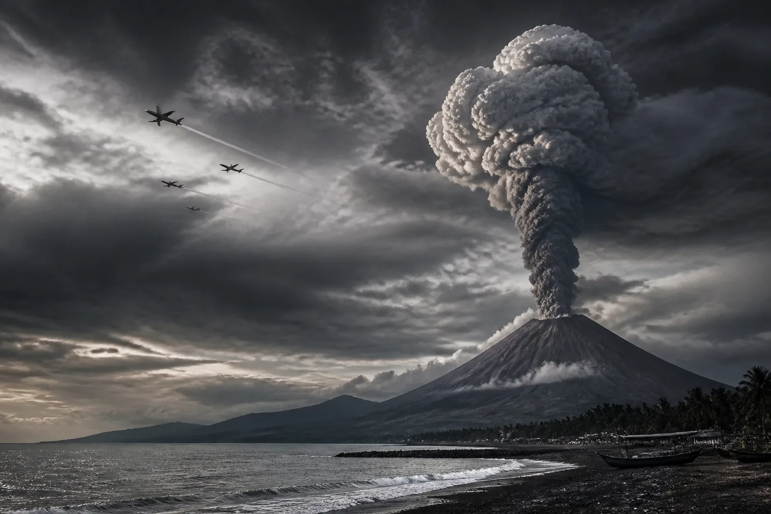 Anak Krakatau Erupts Again, Sending Ash Clouds Across Indonesia and Halting Hundreds of Flights