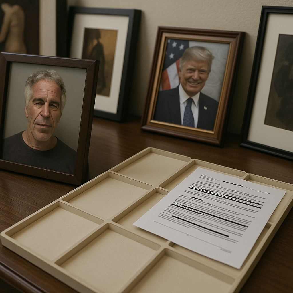 Featured image for: Available to download Friday, some Epstein files no longer there Saturday afternoon The Department of Justice started releasing files related to the life, death and criminal investigations of convicted sex offender Jeffrey Epstein Friday. Files continued to be posted on its "Epstein Library" website on Saturday.  But NPR identified more than a dozen files released by the DOJ on Friday that are no longer available Saturday afternoon, including one that shows President Trump's photo on a desk among several other photographs. The removed files also show various works of art, including those containing nudity.  On its website, the Justice Department directs people to report any files that should not have been posted by notifying the agency using a dedicated email address. A statement at the top of each page of the website said: "In view of the Congressional deadline, all reasonable efforts have been made to review and redact personal information pertaining to victims, other private individuals, and protect sensitive materials from disclosure."